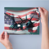 Amerikanische Freiheit Flyer (Hand)