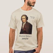 Amerikanische Freiheit ist schmerzhaft T-Shirt (Vorderseite)