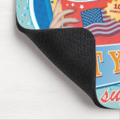Amerikanische Freiheit Retro Mousepad (Ecke)