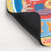 Amerikanische Freiheit Retro Mousepad (Ecke)