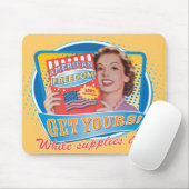 Amerikanische Freiheit Retro Mousepad (Mit Mouse)
