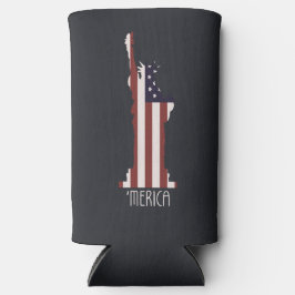 Amerikanische Freiheit Selters Dosenkühler