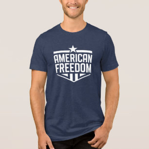 Amerikanische Freiheit Tri-Blend Shirt