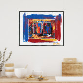 Amerikanische Freiheitsstatue, die Posters malt Poster (Küche)