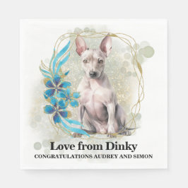 Amerikanische Frischfresser Hochzeit Napkins mit H Serviette