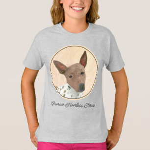 Amerikanische Friseurgemälde - Hunde Art T-Shi T-Shirt