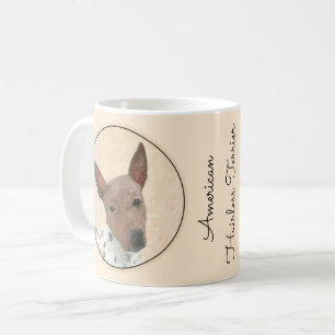 Amerikanische Friseurmalerei - Hundekunst Kaffeetasse