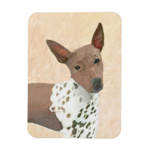 Amerikanische Friseurmalerei - Hundekunst Magnet