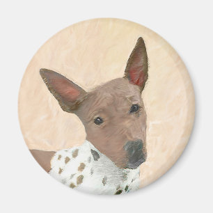 Amerikanische Friseurmalerei - Hundekunst Magnet