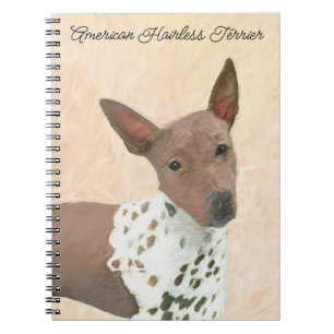 Amerikanische Friseurmalerei - Hundekunst Notizblock