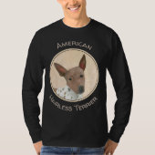 Amerikanische Friseurmalerei - Hundekunst T-Shirt (Vorderseite)
