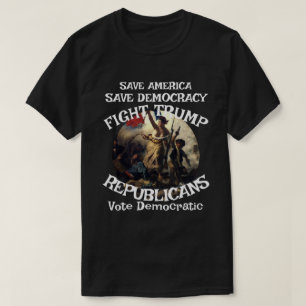 Amerikanische Fubar politische Wahl Abstimmungsfla T-Shirt
