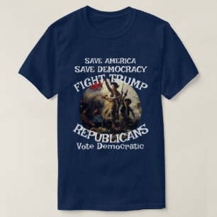 Amerikanische Fubar politische Wahl-Flagge USA T-Shirt