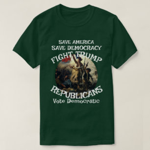 Amerikanische Fubar politische Wahlflagge USA T-Shirt