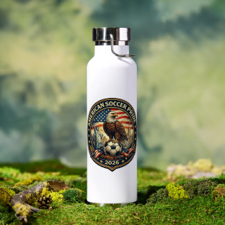 Amerikanische Fußball-Stolz-Adler-Sports-Wasserfla Trinkflasche