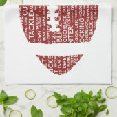 Amerikanische Fußballgeschenke Küchentuch (Gefaltet)