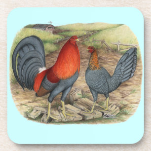 Amerikanische Game Blue Reds Untersetzer