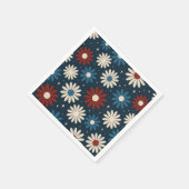 Amerikanische Gänseblümchen Serviette (Ecke)