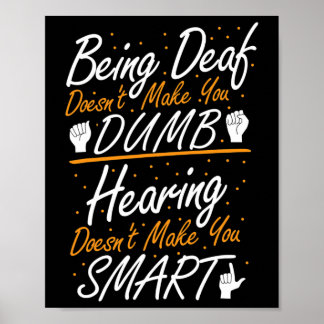 Amerikanische Gebärdensprache - Awareness - Asl De Poster