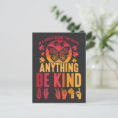 Amerikanische Gebärdensprache ist ein netter Rätse Postkarte (Stehend Vorderseite)