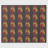 Amerikanische Gebärdensprache ist ein seltsamer Sc Geschenkpapier (Flach)