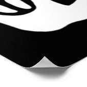 Amerikanische Gebärdensprache Liebe als tiefes Bew Poster (Ecke)