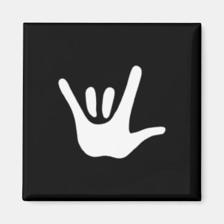 Amerikanische Gebärdensprache Liebe Asl Gehörlosen Magnet