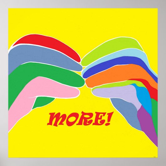 Amerikanische Gebärdensprache Poster (Vorne)