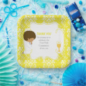 Amerikanische Gelbe Damaske der ersten Kommune Pappteller (Party)