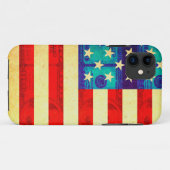 Amerikanische Geldflagge Case-Mate iPhone Hülle (Rückseite (Horizontal))