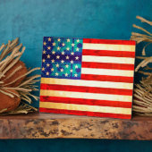 Amerikanische Geldflagge Fotoplatte (Seite)