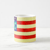 Amerikanische Geldflagge Kaffeetasse (Mittel)