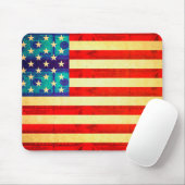 Amerikanische Geldflagge Mousepad (Mit Mouse)