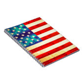 Amerikanische Geldflagge Notizblock (Rechte Seite)