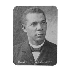 Amerikanische Geschichte   Foto von Booker T. Wash Magnet