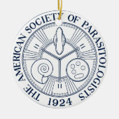 Amerikanische Gesellschaft der Parasitologen Keramik Ornament (Vorne)
