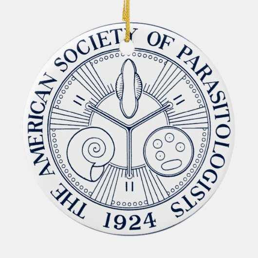 Amerikanische Gesellschaft der Parasitologen Keramik Ornament (Hinten)