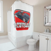 Amerikanische Gewohnheiten Korvette Duschvorhang (Beispiel)