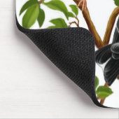 Amerikanische Goldfinches in den Reben Mousepad (Ecke)