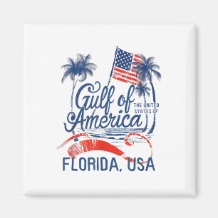 Amerikanische Golfküste Florida Funny Donald Trump Magnet