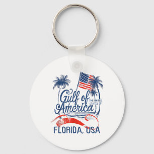 Amerikanische Golfküste Florida Funny Donald Trump Schlüsselanhänger