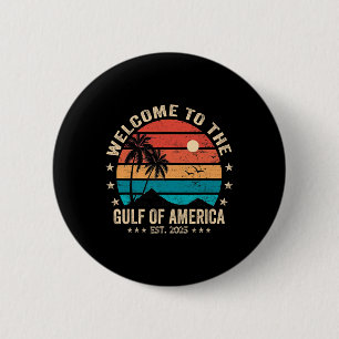 Amerikanische Golfregion Est 2025 Vintages Amerika Button