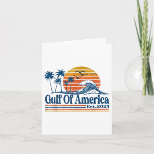 Amerikanische Golfregion Est 2025 Vintages Amerika Karte