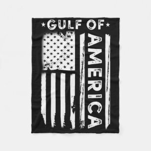 Amerikanische Golfregion - Golf von Amerika Vintag Fleecedecke