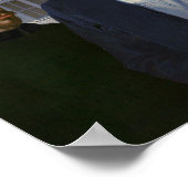 Amerikanische Gotik mit dem Pride Poster (Ecke)