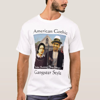 Amerikanische gotische Gangster-Art T-Shirt