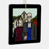 Amerikanische Gotische Ornamente am Weltgotttag (Rechts)