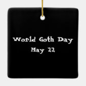 Amerikanische Gotische Ornamente am Weltgotttag (Rückseite)