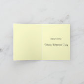 Amerikanische gotische Paare Valentinsgruß-Karte Feiertagskarte (Innenseite)