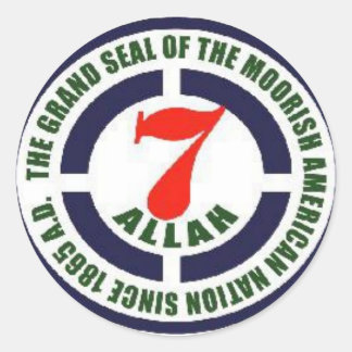 Amerikanische GRAND SIEGEL Runder Aufkleber